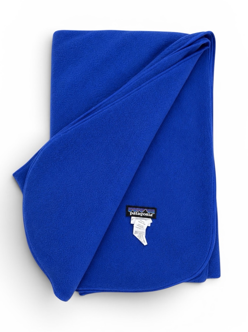 Patagonia Fleece Blanket Soft Cozy Lightweight Royal Blue RARE